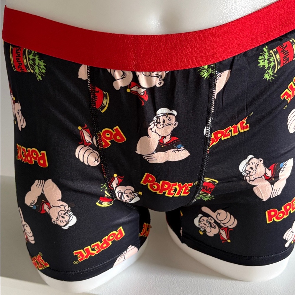 Popeye Black Boxer Briefs (2)